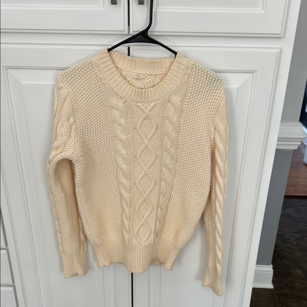 Cream sweater